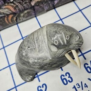 Vintage stone walrus